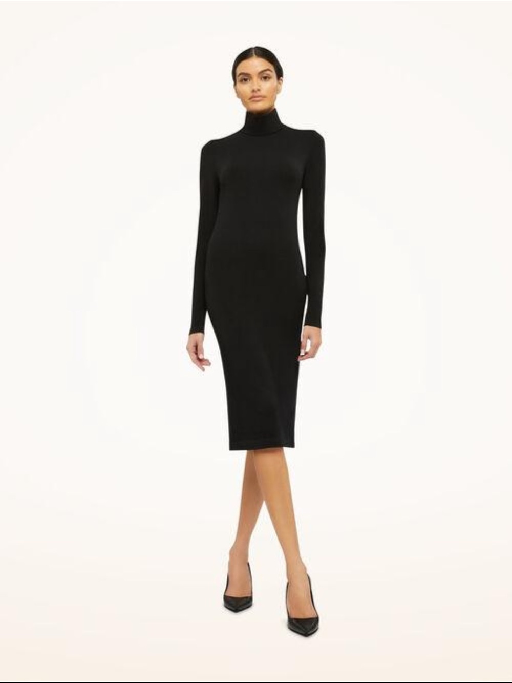 Wolford Autora Dress- Black Long-Sleeve Turtleneck Dress NWT size Small